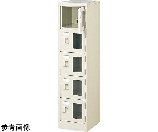 店内全品ポイント5倍★要エントリー★三島精器 扉付 シューズボックス 鍵無 1列5段(5人用) BST1-5WMXN 1台|Shop de clinic店