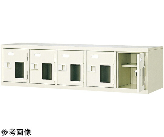 三島精器 扉付 シューズボックス 鍵無 5列1段（5人用） BST5-1HMX 1台