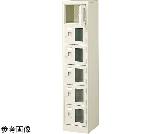 三島精器 扉付 シューズボックス 鍵付 1列6段(6人用) BST1-6WMXKN 1台