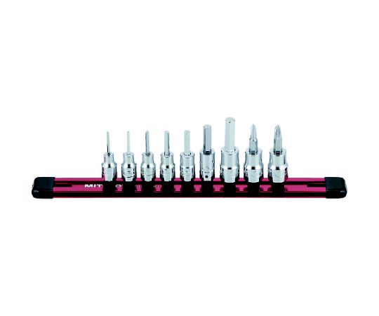 ミトロイ（水戸工機） 44930 ヘックスソケット ホルダーセット 9コマ10点 HH210M 1セット