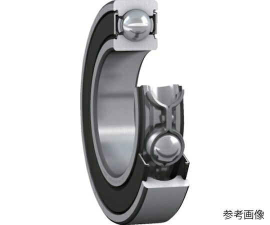 日本エスケイエフ 単列深溝玉軸受 軸受両端接触シール 内径70mmX外径125mmX幅31mm 62214-2RS1 1個