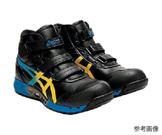 店内全品ポイント5倍★要エントリー★アシックス ウィンジョブCP308 AC ブラック&times;ヴァイブラントイエロー 27.0cm 1271A055.001-27.0 1足｜Shop de clinic店