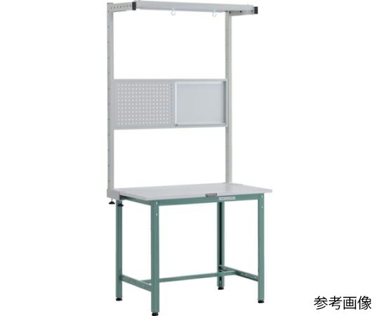 トラスコ中山 RAE型御勤め台 W900XD750 ツールハンガーフルセット付 GN色 RAE-0975THFS 1台