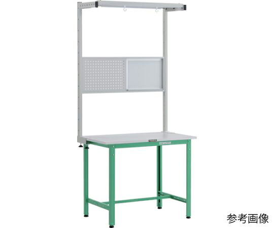 トラスコ中山 RAE型御勤め台 W900XD750 ツールハンガーフルセット付 YG色 RAE-0975THFS YG 1台