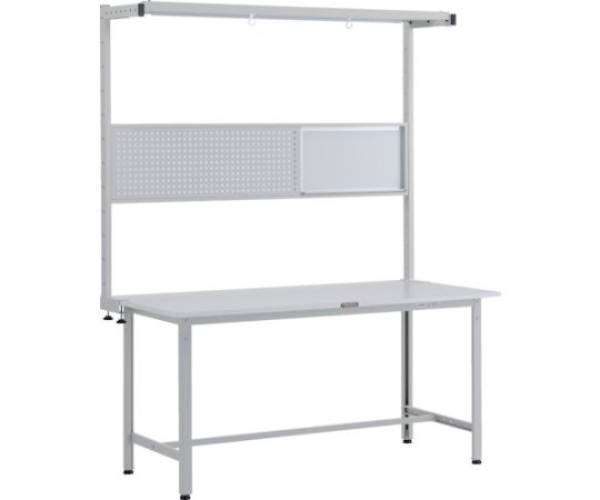 店内全品ポイント5倍★要エントリー★トラスコ中山 RAE型作業台 W1500XD750 ツールハンガーフルセット付 W色 RAE-1500THFS W 1台｜Shop de clinic店