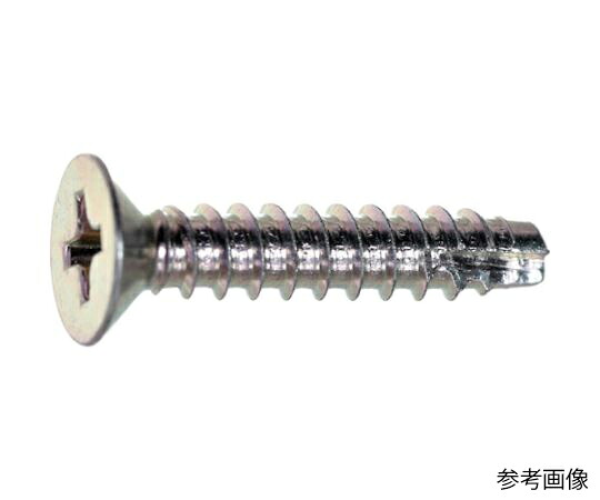 トラスコ中山 皿頭タッピングねじ 三価白 2種B1 M3×6 2100本入 ヘキサゴンパック S028-0306 1缶(2100本入)
