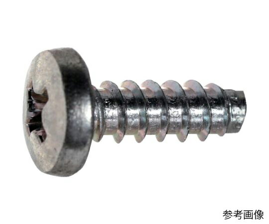 トラスコ中山 バインド頭タッピングねじ 三価白 2種B0 M4×8 560本入り ヘキサゴンパック S035-0408 1缶(560本入)