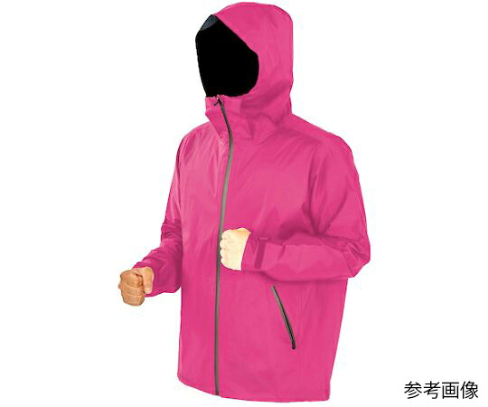 トラスコ中山 高耐候・軽量ストレッチレインウェア ピンク LL TRESWLL-PK 1着