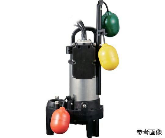 鶴見製作所 樹脂製汚物用水中ハイスピンポンプ 50HZ 口径40mm 三相200V 40PUW2.25 50HZ 1台