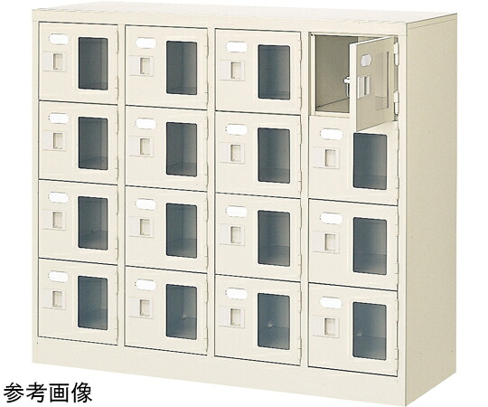 三島精器 扉付 シューズボックス席 鍵無 4列4段（16人用） BST4-4WMXN 1台