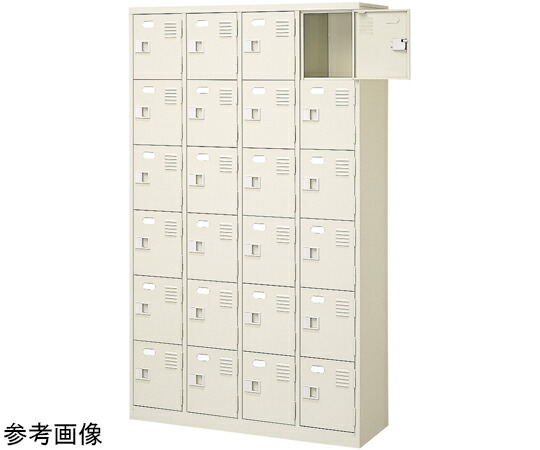 三島精器 扉付 シューズボックス席 鍵付 4列6段（24人用） BST4-6NNKN 1台