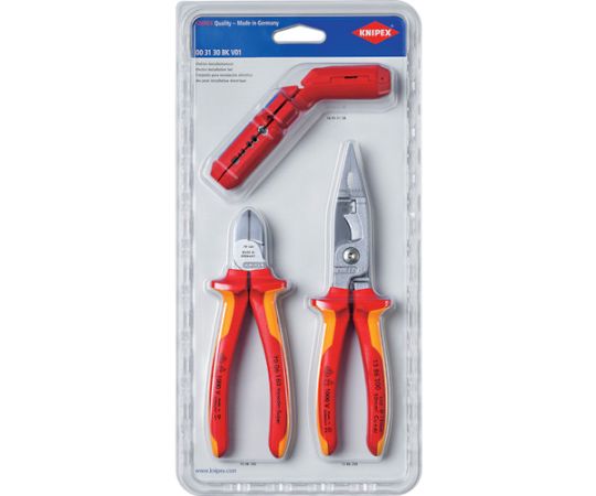 KNIPEX 電線作業工具セット 003130BKV01 1セット(3丁入)