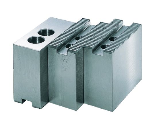 トラスコ中山 生爪北川用 B用 チャック12インチ P1.5mmH120mm 1セット（3個入） B-212-120-1.5 1セット(3個入)