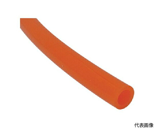 店内全品ポイント5倍★要エントリー★千代田通商 ポリウレタンチューブ TEタッチチュ-ブ 10mm/100m オレンジ TE-10-100 OR 1巻|Shop de clinic店