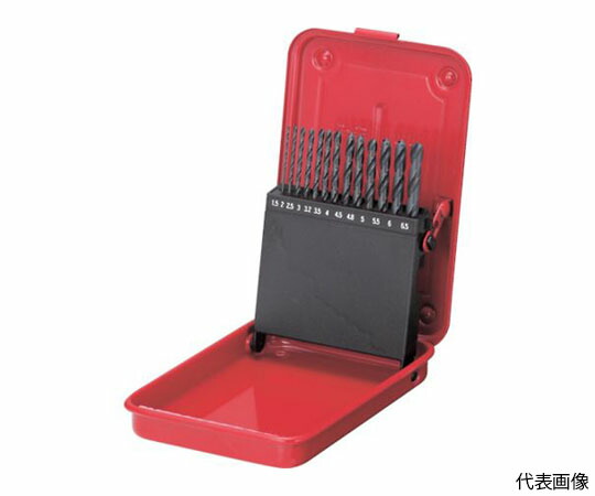 三菱マテリアル SET 鉄工用 ハイスドリルセット （スチールケース 25本入） SET25 1セット(25本入)
