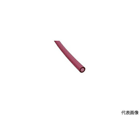 千代田通商 ポリウレタンチューブ TEタッチチューブ 8mm/100m クリアレッド TE-8-100 CR 1巻