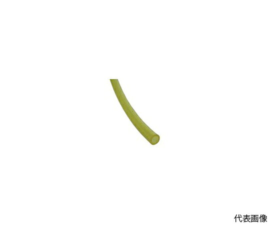 店内全品ポイント5倍★要エントリー★千代田通商 ポリウレタンチューブ TEタッチチューブ 12mm/100m クリアイエロー TE-12-100 CY 1巻｜Shop de clinic店