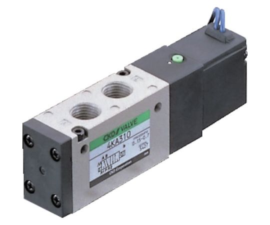 CKD 4Kシリーズパイロット式5ポート弁セレックスバルブ　9.8C[dm^3/（S・bar）]/音速コンダクタンス 4KA410-10-AC100V 1台