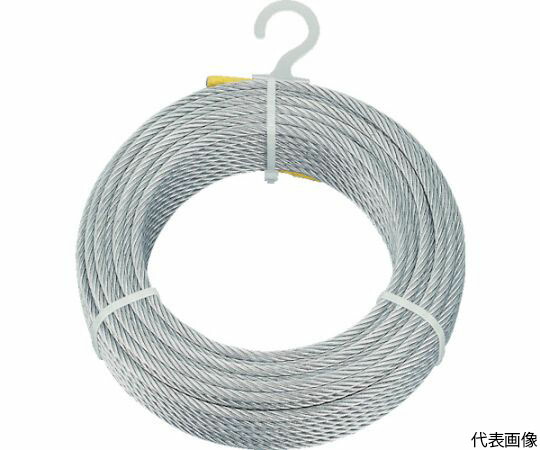 トラスコ中山 メッキ付針金索条 Φ5mmX100m CWM-5S100 1巻