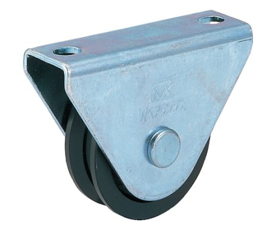 丸喜金属 枠付重量車　75mm　V型 C-1000-75 1個