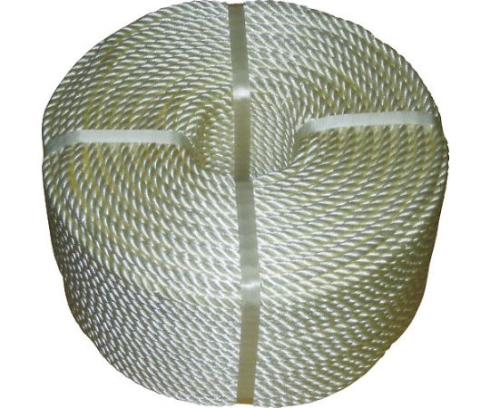 木綱業 JISナイロンロープ　9.0mm×200m 36-7405 1巻