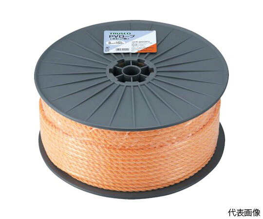 トラスコ中山 PV縄索 3つ打 線径12mmX長さ100m R-12100PV 1巻