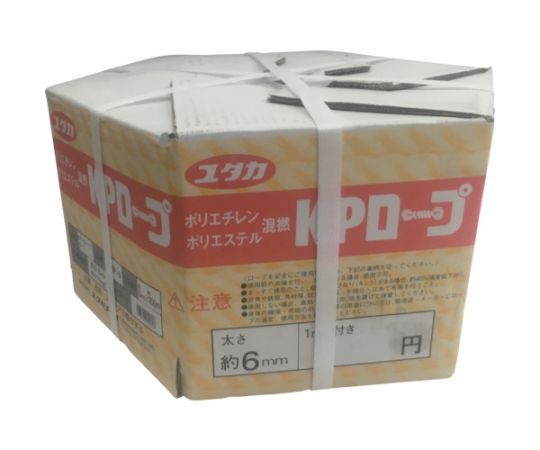 店内全品ポイント5倍★要エントリー★ユタカメイク KPメーターパックロープ　6mm&times;200m KMP-6 1巻｜Shop de clinic店