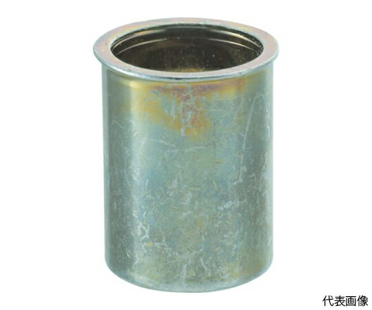 トラスコ中山 クリンプナット薄頭スチール　板厚3.5　M5X0.7　1000個入 TBNF-5M35S-C 1箱(1000個入)