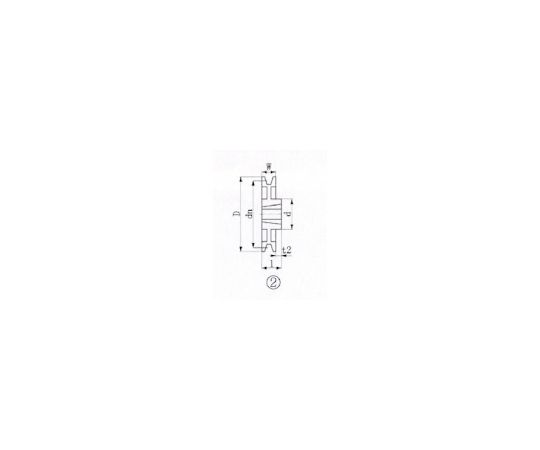 店内全品ポイント5倍★要エントリー★EVN ブッシングプーリー SPA 300mm 溝数1 SPA300-1 1個|Shop de clinic店