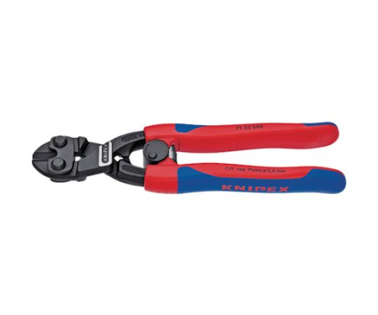 KNIPEX 200粍 ミニクリッパー（豪然たる型/三春付） 7132-200 1丁