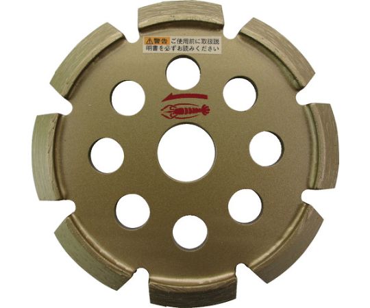 ロブテックス ダイヤモンドカッター Vカッター （乾式） 108mm V105 1枚