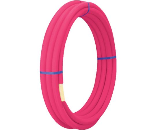 タブチ 保温付架橋ポリエチレン管ピンク16mm×30M HC-16HON5P-30M MAKI 1巻