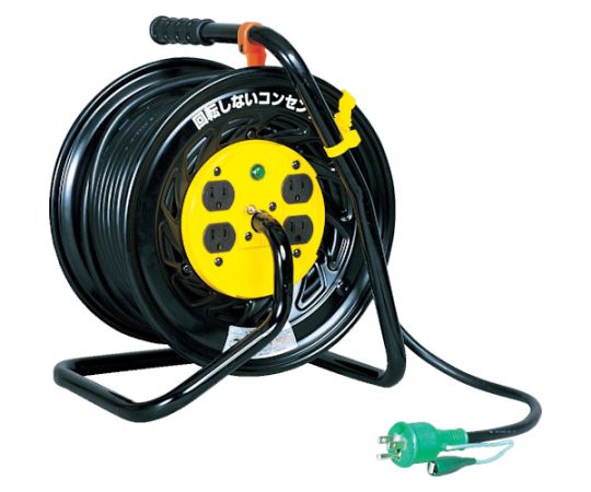 日動工業 電工ドラム マジックリール アース付 30m Z-E34 1台
