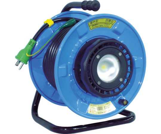 日動工業 電工ドラム 防雨防塵型LEDライトリール（照明付ドラム） 20m SDW-E22-10W 1台