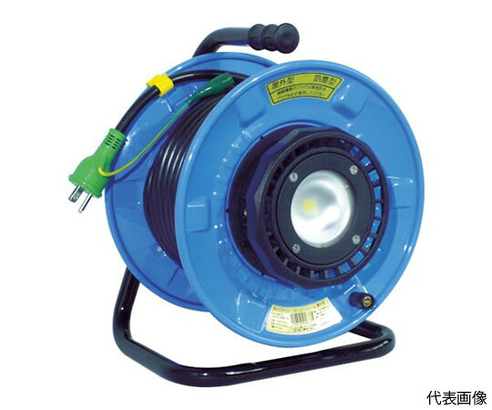 店内全品ポイント5倍★要エントリー★日動工業 電工ドラム 防雨防塵型LEDライトリール(照明付ドラム) 過負荷漏電保護兼用 20m SDW-EK22-10W 1台|Shop de clinic店