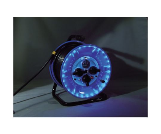 日動工業 電工ドラム 防雨型LEDラインドラム 青 漏電保護専用 30m NPWL-EB33-B 1台 39,312円