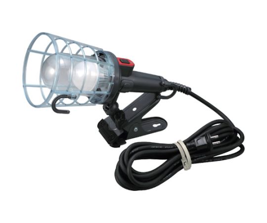 ハタヤリミテッド 防雨型LEDケイ・ハンドランプ　7W電球形LEDランプクリップ付　5m LEW-5C 1台