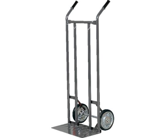 トラスコ中山 スチールパイプ製二輪車 均等荷重200kg H1210 すくい板205×470 2011 1台