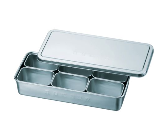 スギコ 18-8検食用容器　田型日付入　6個入　327×148×63 KS-801 1個