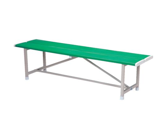 ノーリツイス ベンチ（背なし）グリーン 幅1505×奥行370×座高390mm 緑 RBN-1500 GN 1台 39,524円