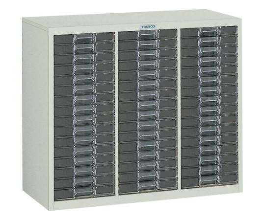 トラスコ中山 商品目録入れもの 浅型3列16段 885X400XH700 LB3C16 1台