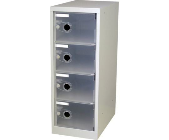 トラスコ中山 スケルトンロッカー　1列X4段　クリア TSL4-TM 1台 24,472円