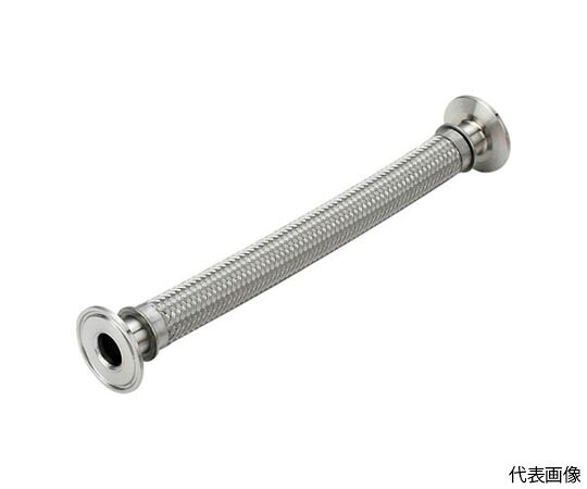 南国フレキ工業 サニタリーフランジ（フェルール）式フレキシブルホース　SNTタイプ　ALLSUS304　2.0S×500L NK-1800SNT/SUS304-2.0S-500L 1本