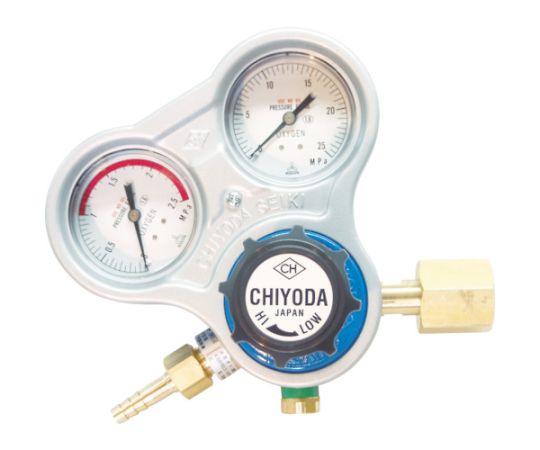千代田精機 酸素用調整器スタウト（関東式）乾式安全器内蔵型 SRO-A-E 1個