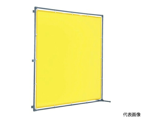 トラスコ中山 溶接遮光フェンス　2015型接続　固定足　緑 YF2015SK-GN 1台