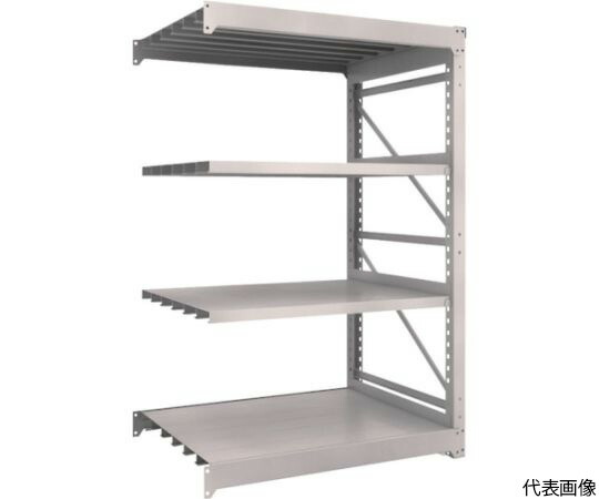 トラスコ中山 M10型重量棚　1200X900XH1800　4段　連結　ネオグレー M10-6494B NG 1台