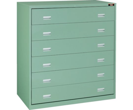 店内全品ポイント5倍★要エントリー★トラスコ中山 スリーロックワイドキャビネット　1200X650XH1300　6段 TWK-1202B 1台｜Shop de clinic店