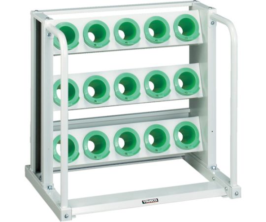 トラスコ中山 ツーリングラック　BT・NT50兼用　15個収納　ロック付　W色 VTL-35-AW 1台