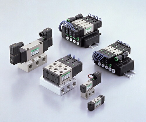 CKD 4Kシリーズパイロット式5ポート弁セレックスバルブ 4KB41015BAC100V 1セット