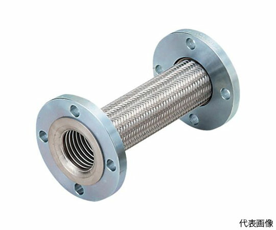 南国フレキ工業 標準フランジ式フレキシブルホース(カラー式) フランジ10K/SS400(接液部SUS304) 80A×500L NK-3100/10K-SS400-80A-500L 1本